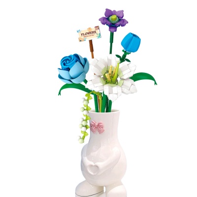 Конструктор Голубой букет 488 деталей Loz 4602_MK 1